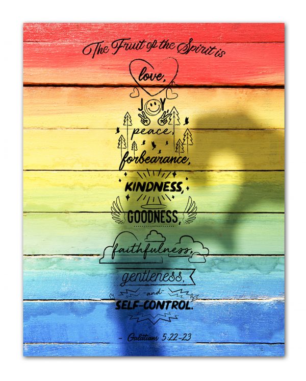 colourful prints love quote